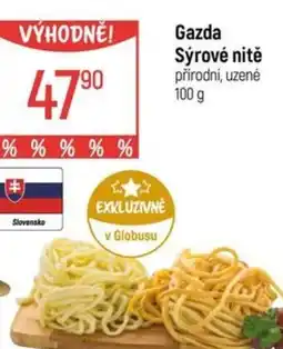 Globus Gazda Sýrové nitě přírodní, uzené nabídka