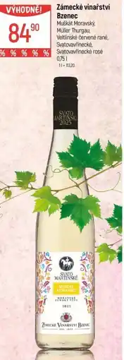 Globus Zámecké vinařství Bzenec nabídka