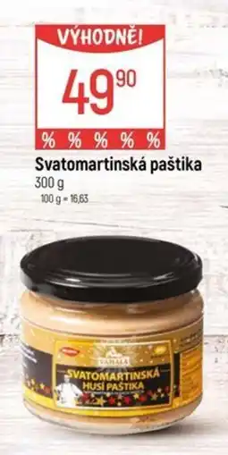 Globus Svatomartinská paštika nabídka