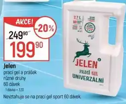 Globus Jelen prací gel a prášek nabídka