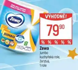 Globus Zewa Jumbo kuchyňská role, 2vrstvá nabídka