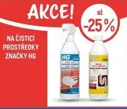 Globus Na čisticí prostředky značky HG nabídka