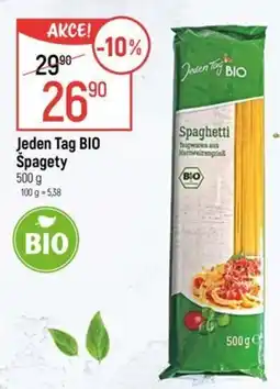 Globus Jeden Tag BIO Špagety nabídka