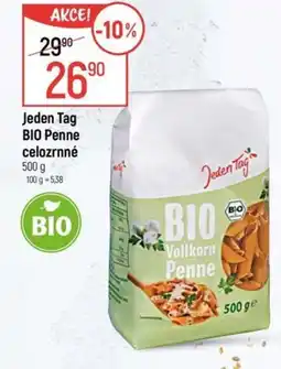 Globus Jeden Tag BIO Penne celozrnné nabídka