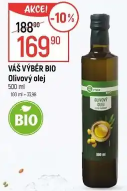Globus VÁŠ VÝBĚR BIO Olivový olej nabídka
