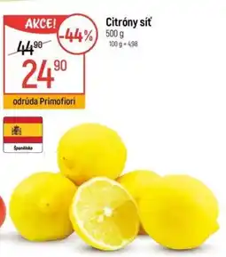 Globus Citróny síť nabídka