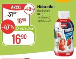 Globus Müllermilch nabídka