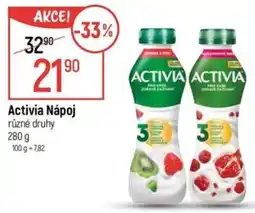 Globus Activia Nápoj nabídka