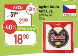 Globus Agricol Gouda 48% t.vs. plátkový sýr nabídka