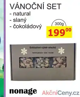 BENE Nápoje VÁNOČNÍ SET - natural - slaný - čokoládový 300g nabídka