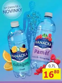 BENE Nápoje HANÁCKÁ KYSELKA Kolagen +Zinek 0,7L nabídka
