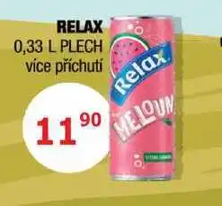 BENE Nápoje RELAX 0,33 L PLECH nabídka