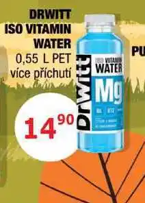BENE Nápoje DRWITT ISO VITAMIN WATER 0,55 L PET nabídka