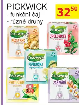 BENE Nápoje PICKWICK - funkční čaj nabídka