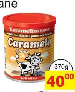 BENE Nápoje Condé Caramelo slazené plnotučné mléko 370g nabídka
