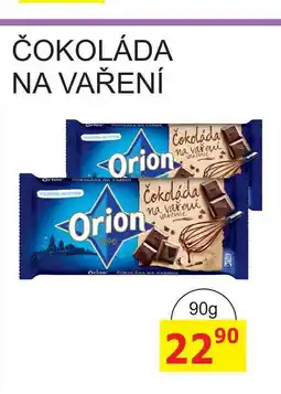 BENE Nápoje ORION čokoláda na vaření 90g, vybrané druhy nabídka