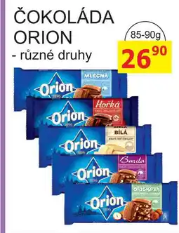 BENE Nápoje ČOKOLÁDA ORION 85-90g nabídka