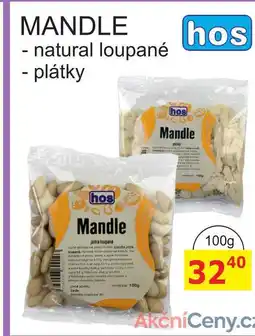 BENE Nápoje MANDLE - natural loupané 100g nabídka
