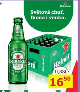 BENE Nápoje Heineken pivo ležák světlý 0,33l nabídka