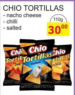 BENE Nápoje Chio Tortillas Kukuřičný snack 110g, vybrané druhy nabídka