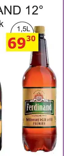 BENE Nápoje FERDINAND 12° - světlý ležák 1,5l nabídka