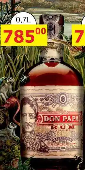 BENE Nápoje Don Papa 7y 0,7l 40% nabídka