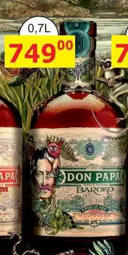 BENE Nápoje Don Papa Baroko 0,7l 40% nabídka