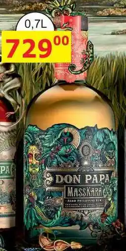 BENE Nápoje Don Papa Masskara 0,7l 40% nabídka