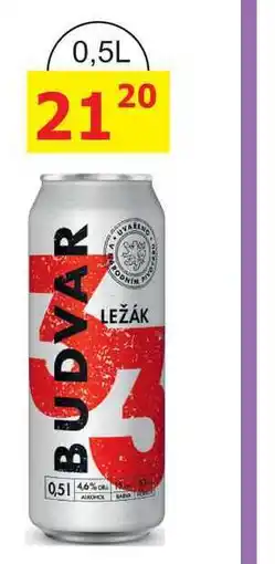 BENE Nápoje BUDVAR 33 ležák 0,5l plech nabídka