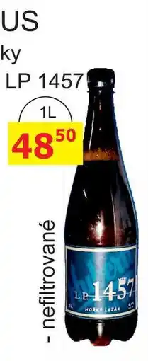 BENE Nápoje Hubertus světlý ležák LP 1457 1L nabídka