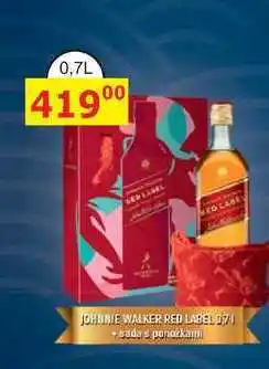 BENE Nápoje JOHNNIE WALKER RED LABEL 0,7l sada s ponožkami nabídka