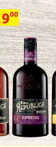 BENE Nápoje Božkov Republica Espresso 0,5l 0.5l nabídka