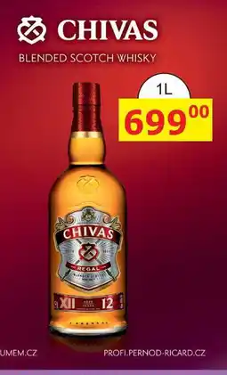 BENE Nápoje CHIVAS BLENDED SCOTCH WHISKY 1L nabídka