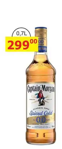 BENE Nápoje Captain Morgan Original Spiced Gold 0,0% alc. 0,7l 700ml nabídka