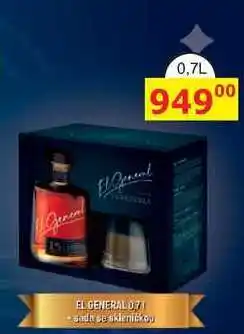 BENE Nápoje EL GENERAL 0,7l sada se skleničkou nabídka