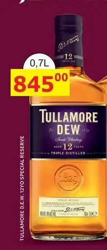 BENE Nápoje TULLAMORE DEW Irish Whiskey AGED 12 YEARS TRIPLE DISTILLED 0,7l nabídka