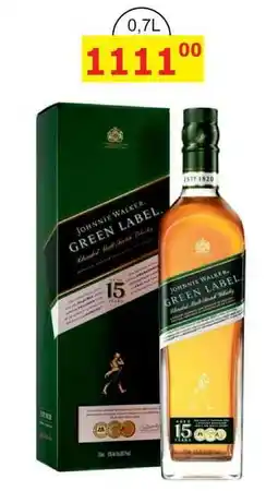 BENE Nápoje JOHNNIE WALKER GREEN LABEL 0,7l nabídka