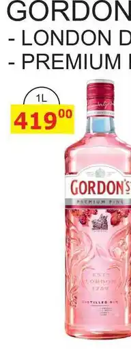 BENE Nápoje GORDON'S PREMIUM PINK 1L nabídka