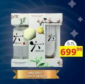 BENE Nápoje ROKU GIN 0,7l sada se skleničkami nabídka