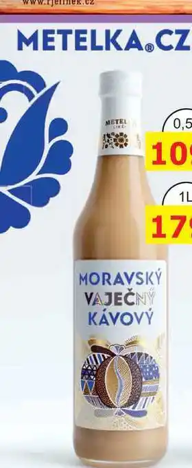 BENE Nápoje Metelka Moravský vaječný KÁVOVÝ 500ml nabídka