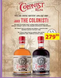BENE Nápoje COLONIST RUM 0,7L nabídka