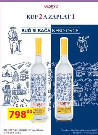 BENE Nápoje BESKYD Hruška 0,7L nabídka