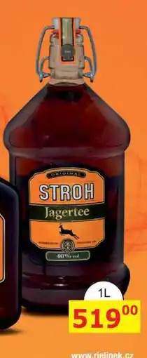 BENE Nápoje STROH Jagertee 40% vol 1L nabídka