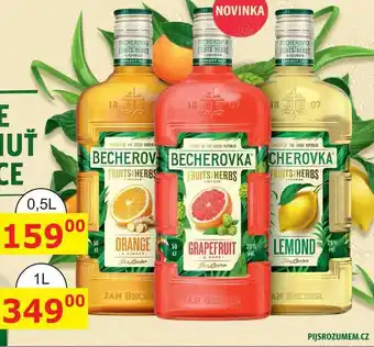 BENE Nápoje BECHEROVIA FRUITS HERRS LIQUEUR 0,5l nabídka