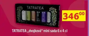 BENE Nápoje TATRATEA ,,dvojková mini sada 6 x 4 cl nabídka