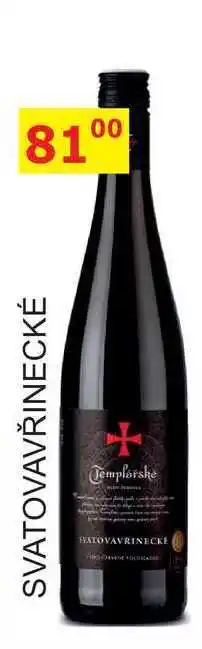 BENE Nápoje Templářské sklepy 0,75l SVATOVAVŘINECKÉ nabídka