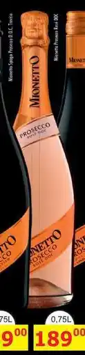 BENE Nápoje Mionetto Spago Prosecco D.O.C. Treviso 0,75L nabídka