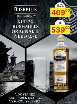 BENE Nápoje BUSHMILLS IRISH WHISKEY 1l nabídka