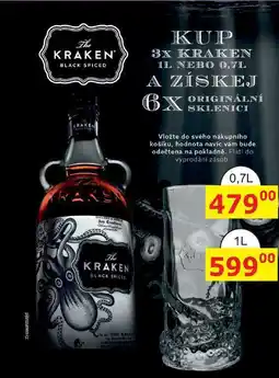BENE Nápoje KRAKEN BLACK SPICED 1l nabídka