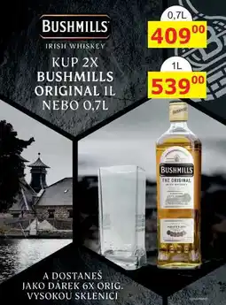 BENE Nápoje BUSHMILLS IRISH WHISKEY 0,7l nabídka